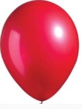 12 İnc Metalik Kırmızı Balon