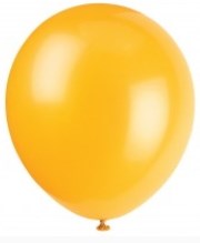 12 İnc Metalik Turuncu Balon