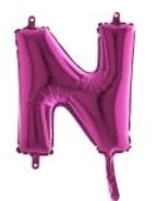 K pembe fuşya folyo balon 40 inç 100Cm